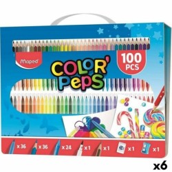 Lápices de colores Maped Multicolor 100 Piezas (6 Unidades)