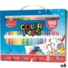 Lápices de colores Maped Multicolor 100 Piezas (6 Unidades)