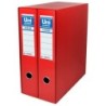 Archivador de Palanca Unipapel 2 Piezas Rojo A4 31,8 x 29 x 7,5 cm