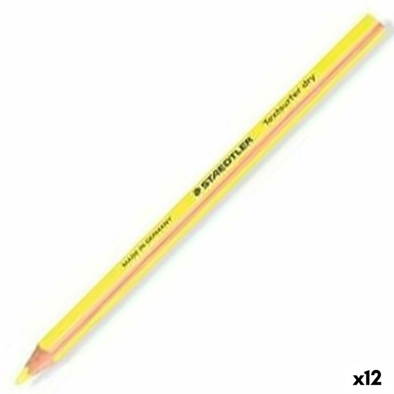 Marcador Fluorescente Staedtler Lápiz Amarillo (12 Unidades) Marcador Fluorescente Staedtler Lápiz Amarillo (12 Unidades)