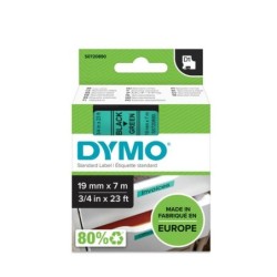 Cinta Laminada para Rotuladoras Dymo D1 45809 LabelManager™ Negro Verde (5 Unidades)