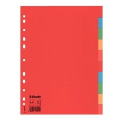 Separadores Esselte    Multicolor Cartón (10 Unidades)