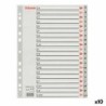 Separadores Esselte A-Z Abecedario Gris A4 (10 Unidades)