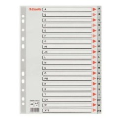 Separadores Esselte A-Z Abecedario Gris A4 (10 Unidades)