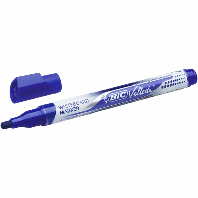 Rotulador Bic Velleda Azul (12 Piezas)
