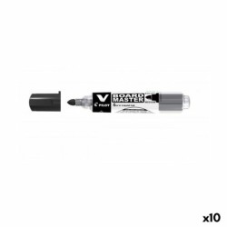 Rotulador Pilot V Board Master Pizarra blanca Recargable Negro (10 Unidades)