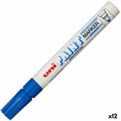 Rotulador permanente Uni-Ball PX-20 Azul (12 Unidades)