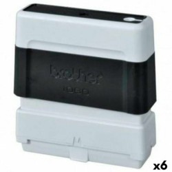 Sellos Brother    10 x 60 mm Negro (6 Unidades)