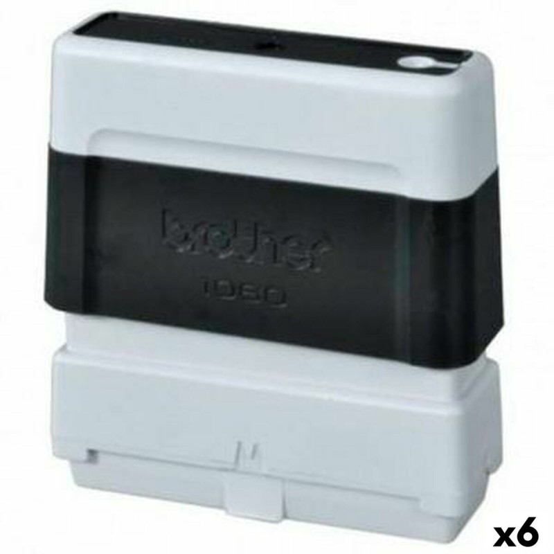 Sellos Brother    10 x 60 mm Negro (6 Unidades)