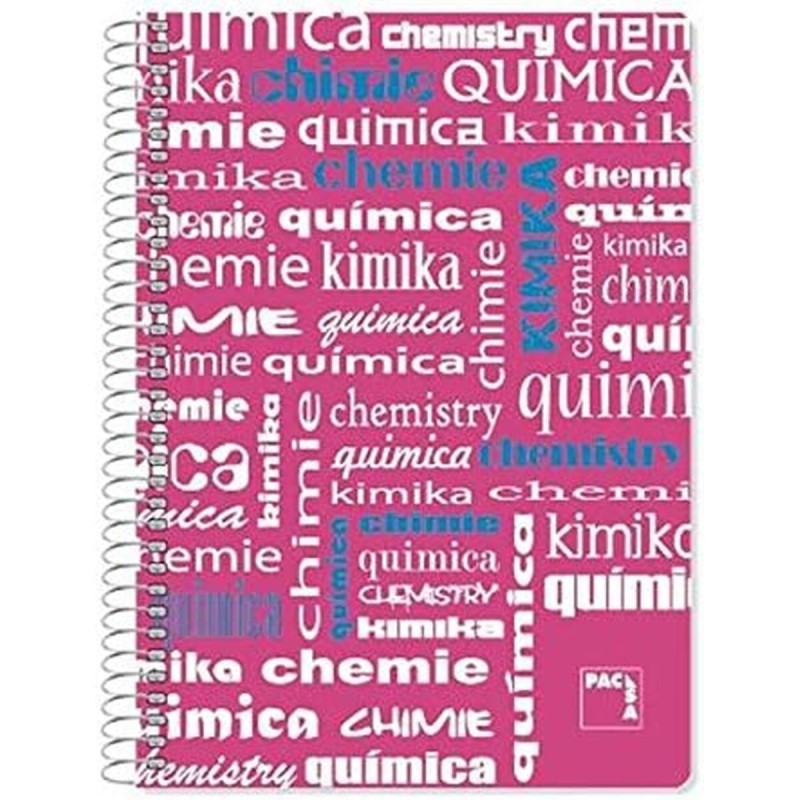 Cuaderno Pacsa Multicolor Rosa Din A4 80 Hojas 21,5 x 31,5 cm 4 Piezas