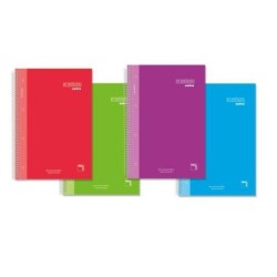 Cuaderno Pacsa Premium Extra Multicolor Din A4 80 Hojas 21,5 x 31,5 cm 4 Piezas