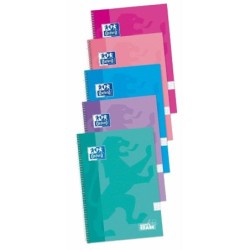 Cuaderno Oxford Multicolor Din A4 80 Hojas 21,5 x 31,5 cm 5 Piezas