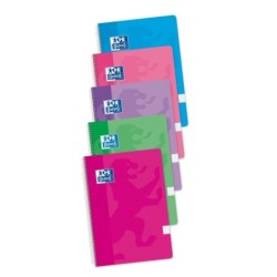 Set de Cuadernos Oxford Multicolor Din A4 80 Hojas 21,5 x 31,5 cm 5 Piezas