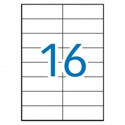Etiquetas para Impresora MULTI 3 Blanco Recto 500 Hojas 105 x 37 mm