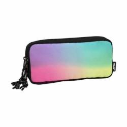 Estuche Escolar Milan Negro 22 x 11 x 6,5 cm