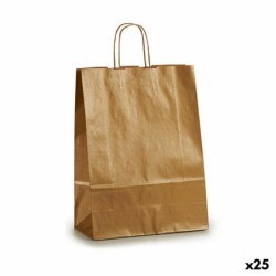 Bolsa de Papel Pincello 32411-ORO Dorado 32 X 12 X 50 cm (25 Unidades)