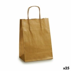 Bolsa de Papel Pincello 18241-ORO Dorado 18 x 8 x 32 cm (25 Unidades)