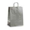 Bolsa de Papel Pincello 24311 Plateado 24 x 12 x 40 cm (25 Unidades)
