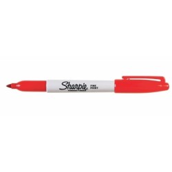 Rotulador permanente Sharpie Fine Point Rojo (12 Unidades)