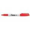 Rotulador permanente Sharpie Fine Point Rojo (12 Unidades)