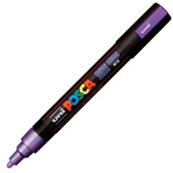 Rotuladores POSCA PC-5M Violeta (6 Unidades)