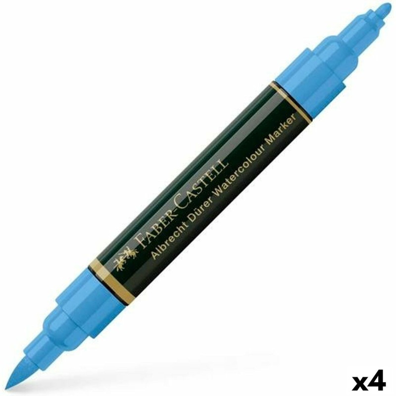 Rotuladores Faber-Castell Durer Azul (4 Piezas)