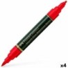 Rotuladores Faber-Castell Durer Rojo (4 Piezas) (4 Unidades) (121 Piezas)