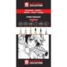 Set de Rotuladores Talens Sakura Pigma Negro