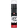 Set de Rotuladores Talens Sakura Pigma Calligrapher Negro