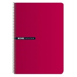 Cuaderno ENRI Rojo 21,5 x 15,5 cm (5 Unidades)