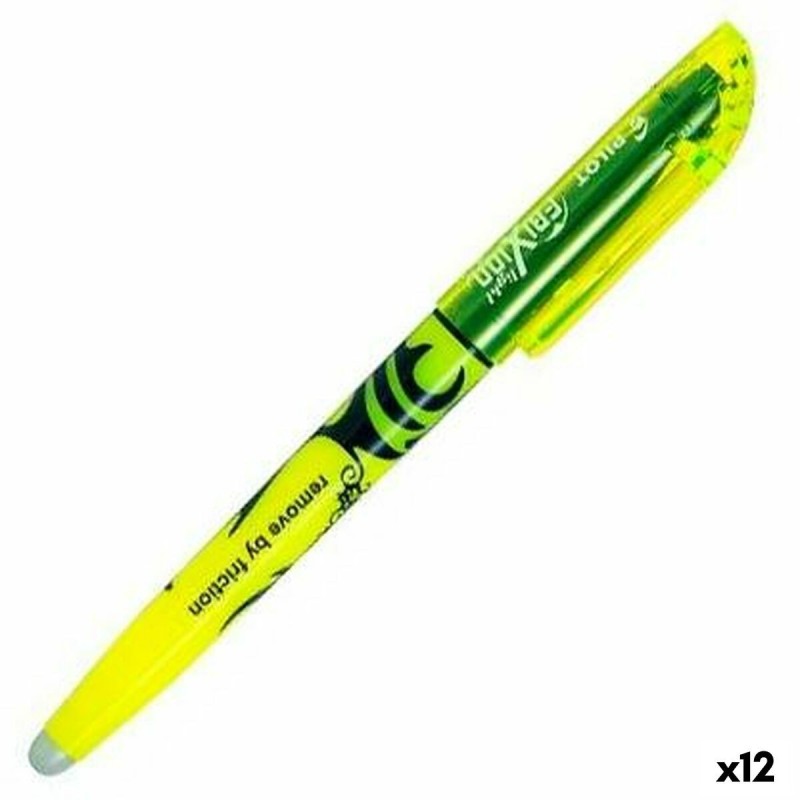 Marcador Fluorescente Pilot Frixion Light Fluorescente Biselada Tinta borrable Amarillo (12 Unidades) Marcador Fluorescente Pilot Frixion Light Fluorescente Biselada Tinta borrable Amarillo (12 Unidades)