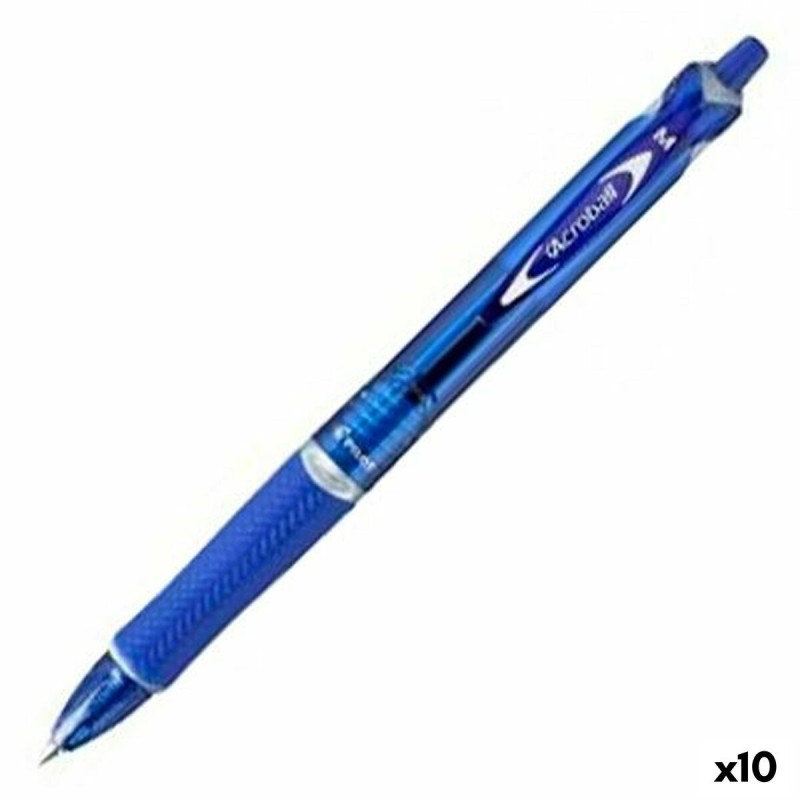 Bolígrafo Pilot Acroball Azul 0,4 mm (10 Unidades) Bolígrafo Pilot Acroball Azul 0,4 mm (10 Unidades)