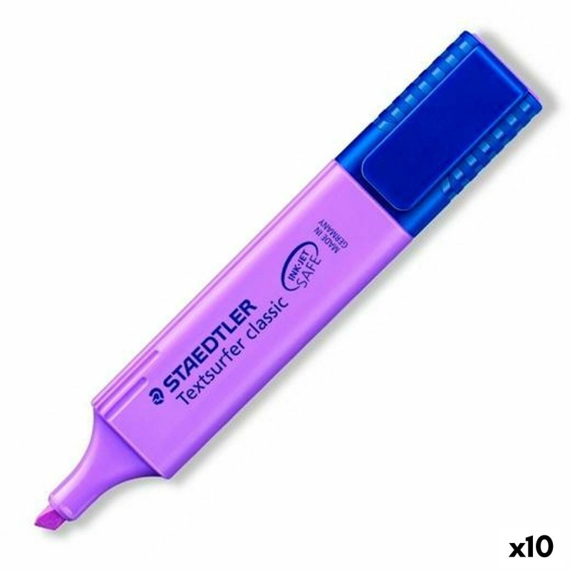 Marcador Fluorescente Staedtler Textsurfer Classic Violeta Lila 10 Piezas (10 Unidades) Marcador Fluorescente Staedtler Textsurfer Classic Violeta Lila 10 Piezas (10 Unidades)