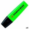 Marcador Fluorescente Stabilo Boss Verde Negro/Verde 10 Piezas (10 Unidades) (1 unidad)