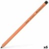 Lápices de colores Faber-Castell Pitt Pastell Negro 6 Piezas