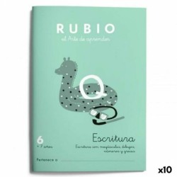 Cuaderno de escritura y caligrafía Rubio N06 A5 Español 20 Hojas (10 Unidades)