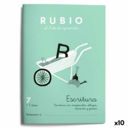 Cuaderno de escritura y caligrafía Rubio N07 A5 Español 20 Hojas (10 Unidades)