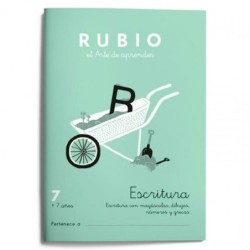 Cuaderno de escritura y caligrafía Rubio N07 A5 Español 20 Hojas (10 Unidades)