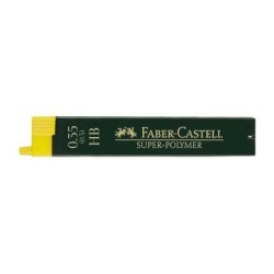Recambio de mina Faber-Castell Super-Polymer HB 0,3 mm (12 Unidades)