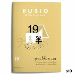 Cuaderno de matemáticas Rubio N19 A5 Español 20 Hojas (10 Unidades)