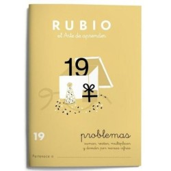 Cuaderno de matemáticas Rubio N19 A5 Español 20 Hojas (10 Unidades)