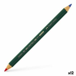 Lápiz Faber-Castell 873 Color Azul Rojo (12 Unidades)