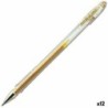 Bolígrafo Roller Pilot G-1 Dorado 0,4 mm (12 Unidades)