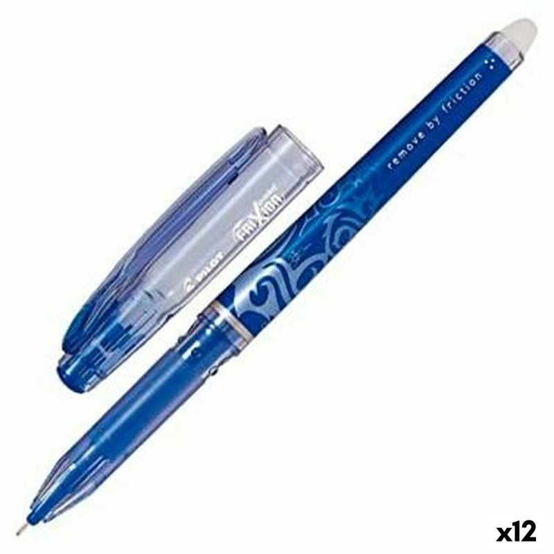Boligrafo de tinta líquida Pilot Frixion Point Tinta borrable Azul (12 Unidades) Boligrafo de tinta líquida Pilot Frixion Point Tinta borrable Azul (12 Unidades)