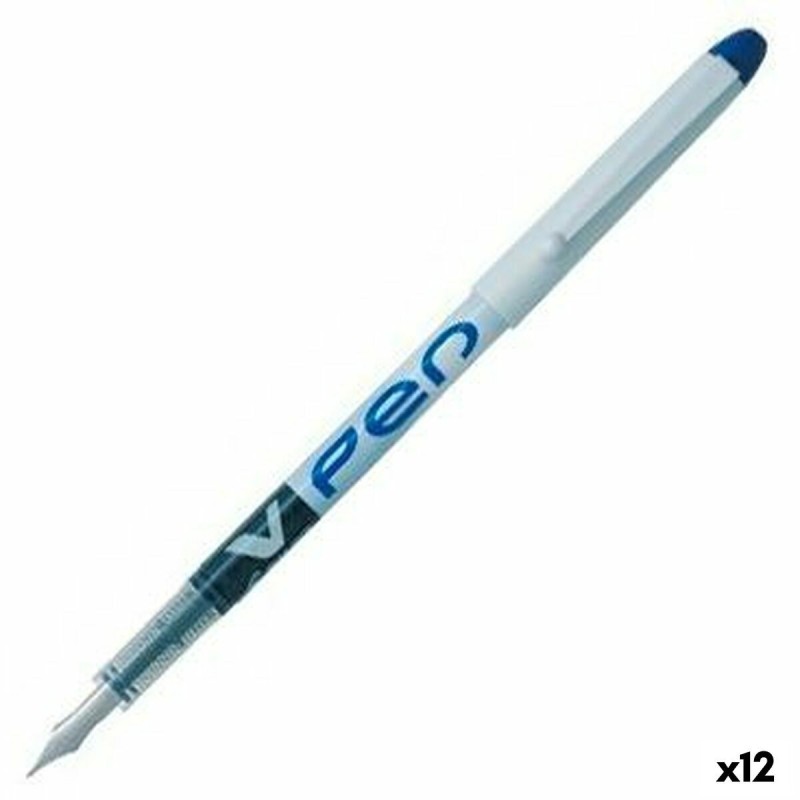 Boligrafo de tinta líquida Pilot V Pen Pluma de Caligrafía Desechable Azul 0,4 mm (12 Unidades) Boligrafo de tinta líquida Pilot V Pen Pluma de Caligrafía Desechable Azul 0,4 mm (12 Unidades)