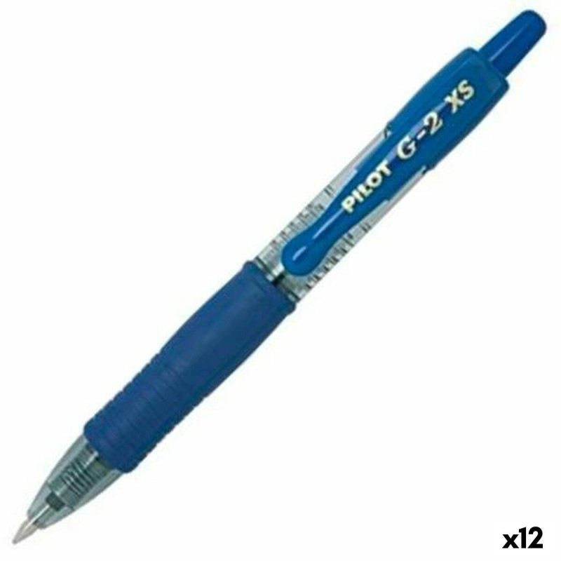 Bolígrafo Roller Pilot G-2 XS Retráctil Azul 0,4 mm (12 Unidades) Bolígrafo Roller Pilot G-2 XS Retráctil Azul 0,4 mm (12 Unidades)