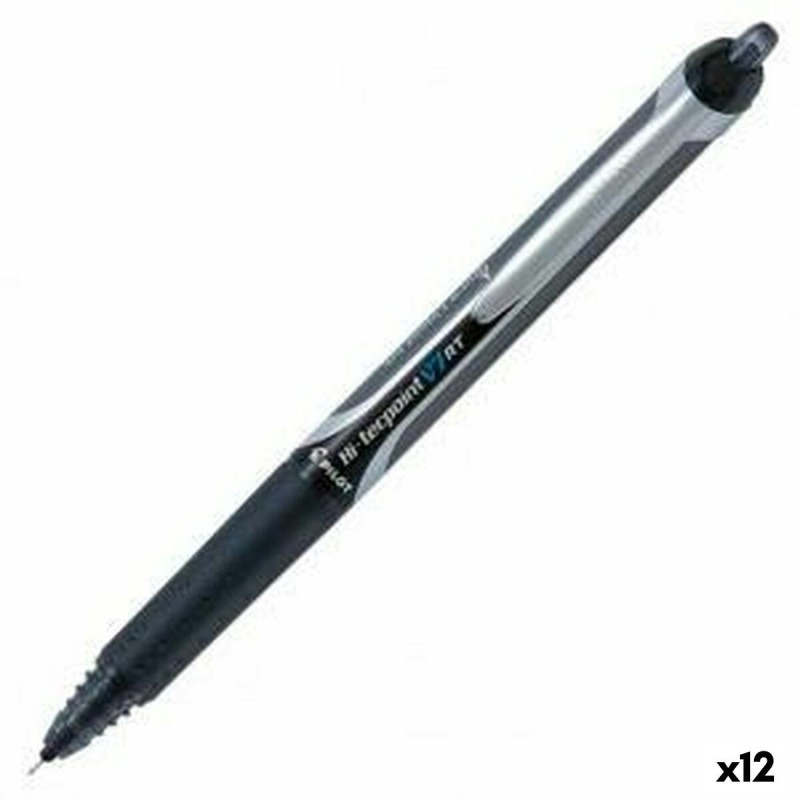 Bolígrafo Roller Pilot V7 RT Negro 0,5 mm (12 Unidades) Bolígrafo Roller Pilot V7 RT Negro 0,5 mm (12 Unidades)