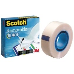Cinta Adhesiva Scotch Magic 12 Unidades (19 mm x 33 m)