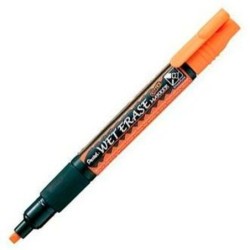Rotuladores de tiza líquida Pentel Wet Erase Naranja (12 Piezas)