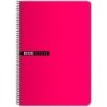 Cuaderno ENRI Cuadriculado Rojo Din A4 (5 Unidades)
